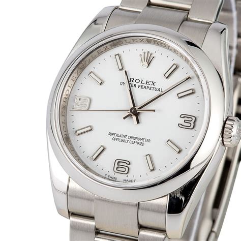 rolex oyster perpetual white dial 36mm|Rolex Oyster Perpetual price new.